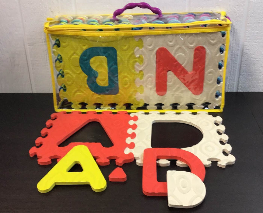 used B. toys Alphabet Foam Tiles