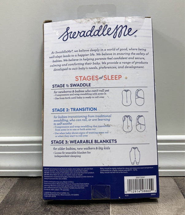 secondhand SwaddleMe Arms Free Convertible Pod 2pk, Slight stain  on one swadlde