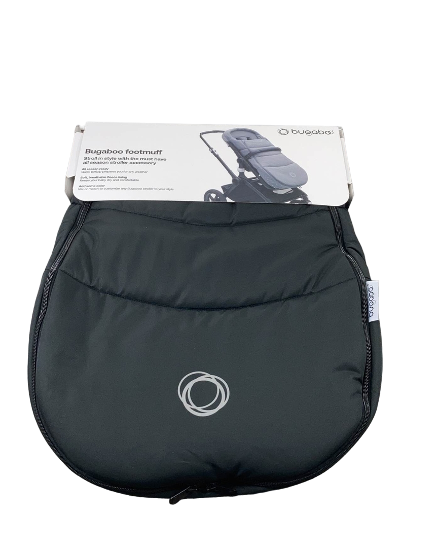 black footmuff bugaboo Bugaboo Performance Winter Footmuff, Midnight Black