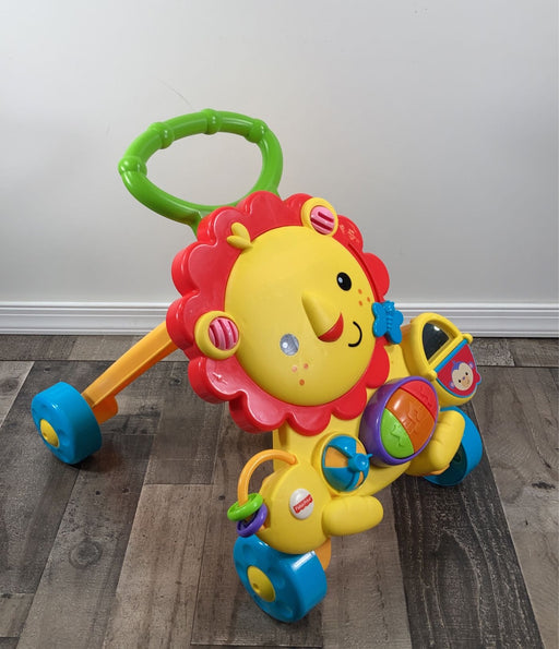 secondhand Fisher Price Musical Lion Walker