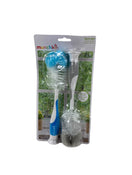 secondhand Munchkin Sponge Bottle Brushes, Grey & Blue