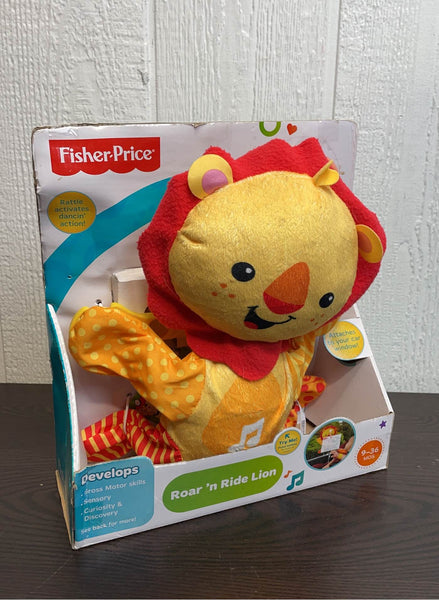 Fisher price roar n cheap ride lion