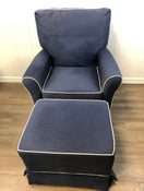 used Upholstered Glider And Ottoman