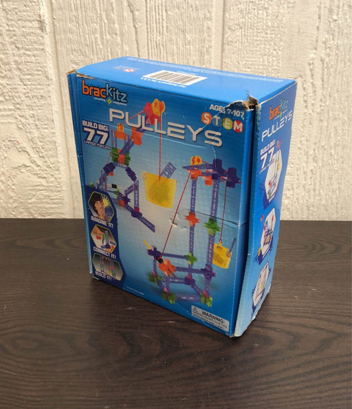 used Brackits Brackitz Pulleys 77 Piece Set Educational Construction Set