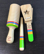 secondhand Hape Early Melodies Wooden Instrument Set