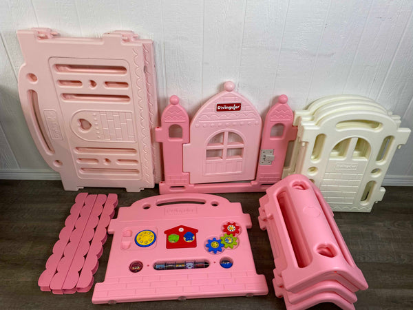 Dwinguler Kid's Castle Playard, Pink - Main Image