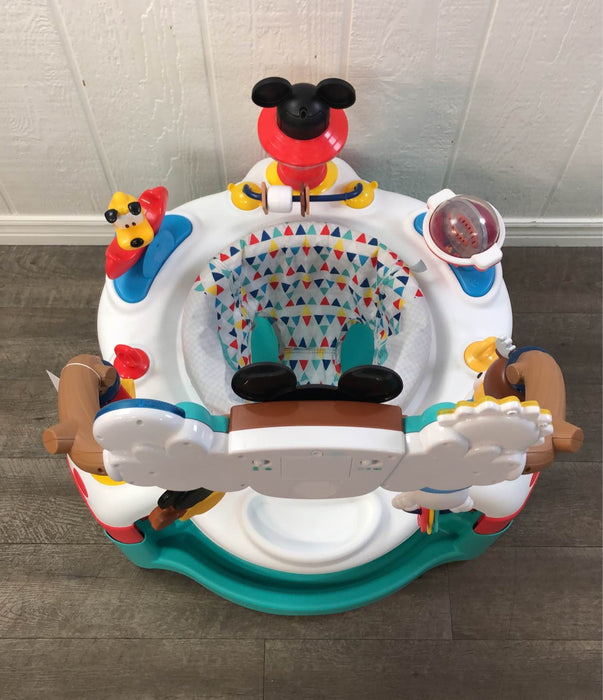 used Bright Starts Disney Baby Mickey Mouse Camping with Friends Activity Saucer