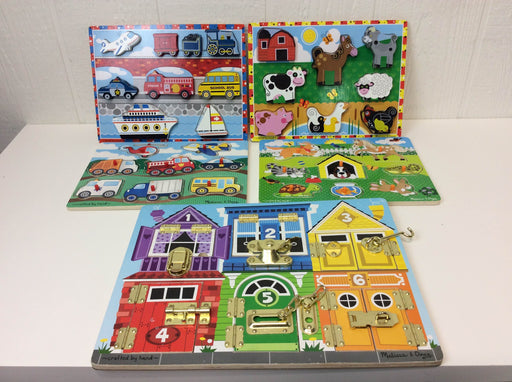 secondhand Melissa & Doug Puzzle Bundle