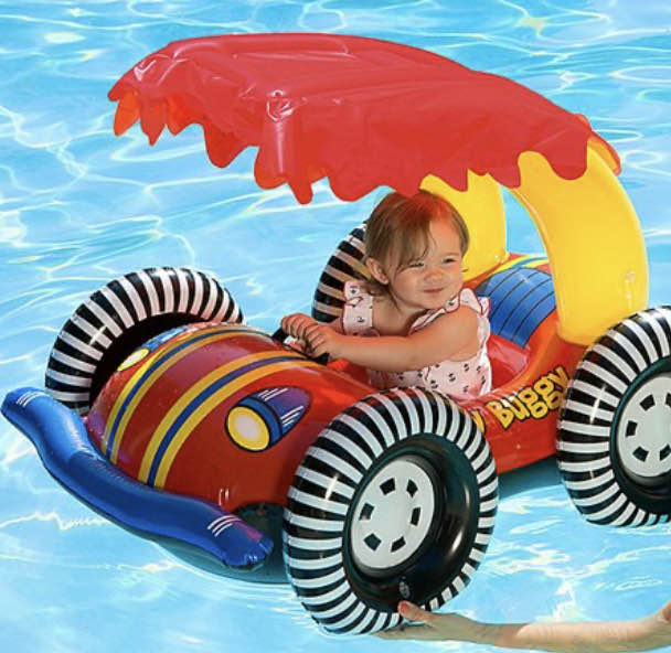 Poolmaster Car Pool Float With Shade