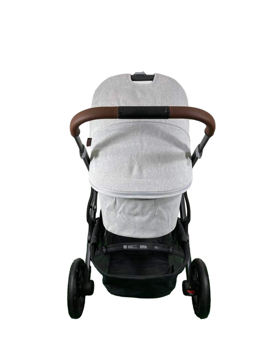 UPPAbaby VISTA V2 Stroller, Bassinet and Frame Only, Anthony (White and Grey Chenille), 2023