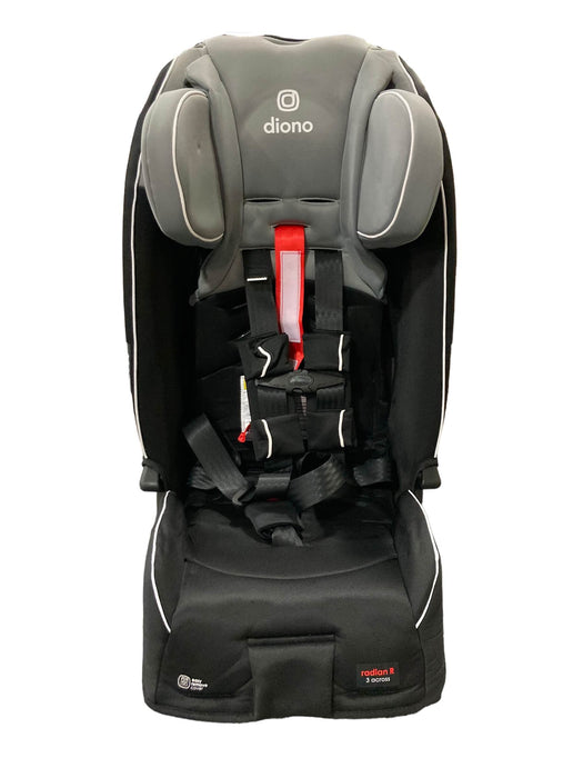 used Diono Radian 3RXT Convertible Car Seat, Black Gray, 2021