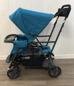 secondhand Joovy Caboose Ultralight Stroller, 1019, Turquoise