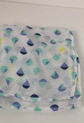 secondhand Ideal Baby Swaddle, | Color: Blue & Yellow Boats