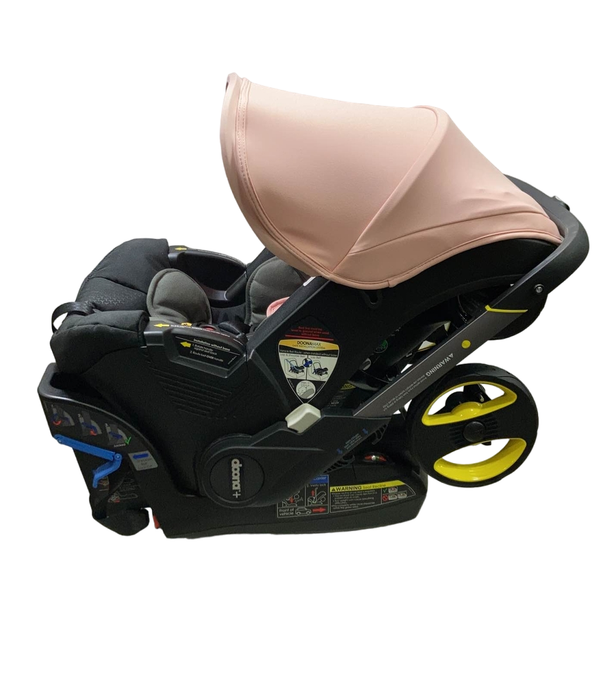 secondhand Doona Infant Car Seat & Stroller Combo, 2022, Blush Pink