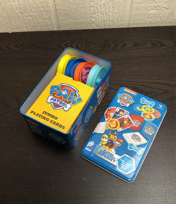 used Nickelodeon Paw Patrol Giant Card Games