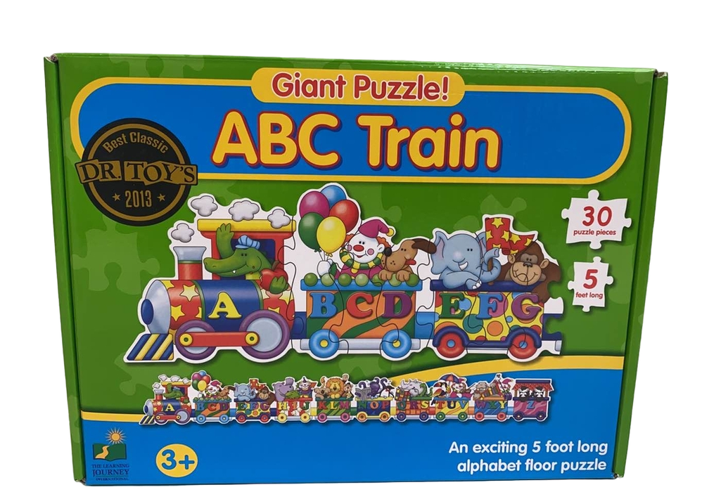 used The Learning Journey Giant Puzzle, ABC Train