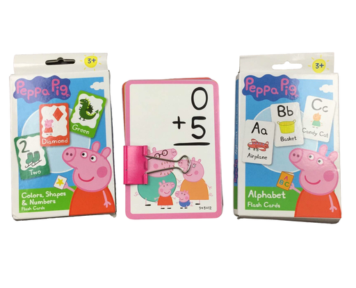 used BUNDLE Peppa Pig Flash Cards