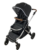 used Mockingbird Single to Double Stroller, 2023, Silver with Penny Leather, Windowpane, Black