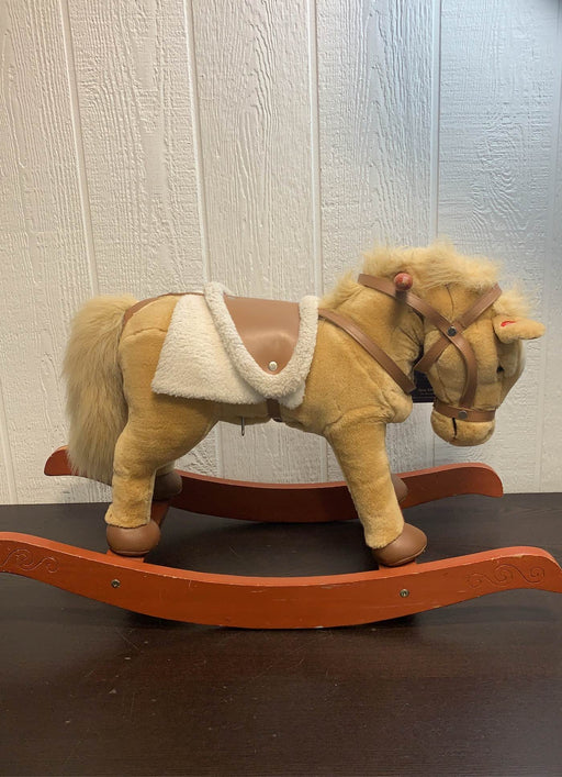 used Chrisha Playful Plush Rocking Horse