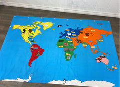 secondhand FAO Schwarz Big World Map