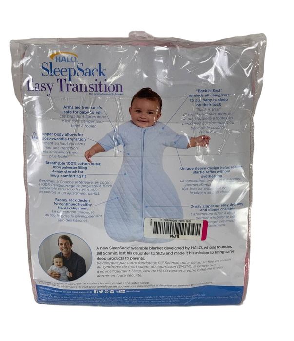 Shop Halo Easy Transition Sleepsack, Pink Heather Small at GoodBuy Gear
