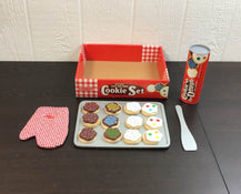 used Melissa & Doug Slice and Bake Wooden Cookie Play Food Set