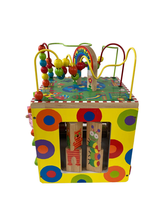 Shop ALEX Jr. My Busy World Wooden Activity Cube at GoodBuy Gear