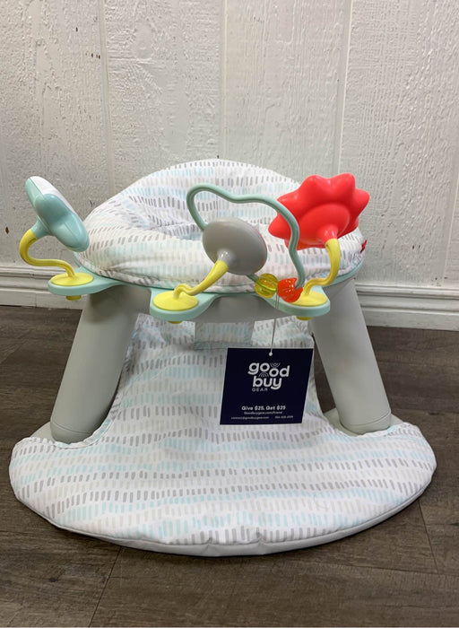 secondhand Skip Hop 2-in-1 Sit-up Activity Baby Chair, Silver Cloud Lining