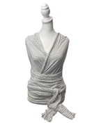 used Solly Baby Wrap, Natural Grey Stripe