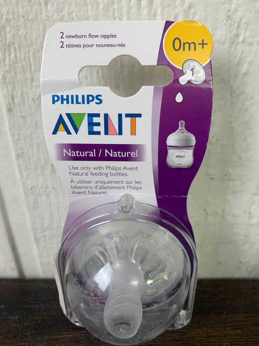 secondhand BUNDLE Philips Avent Nipples, 2 pack Newborn Flow