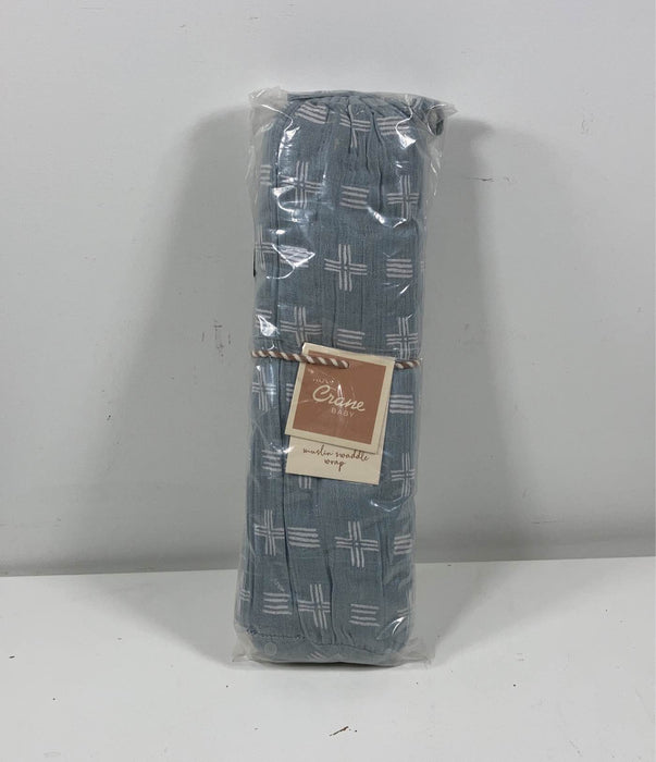 used Crane Baby Cotton Muslin Single Swaddle, River Dash