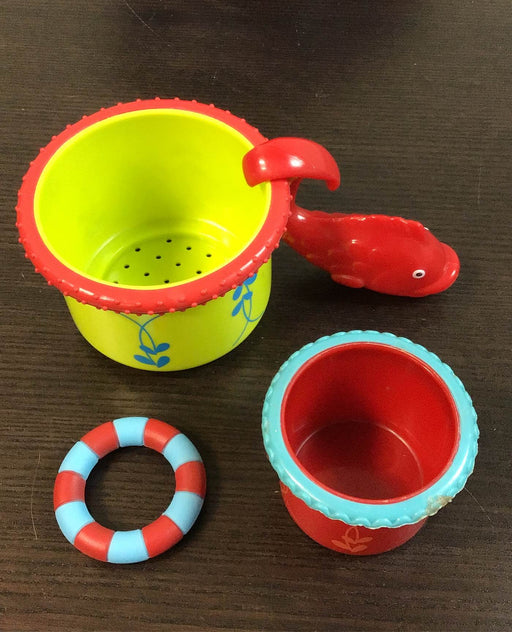 secondhand B. toys Fish & Splish Boat Bath Toy