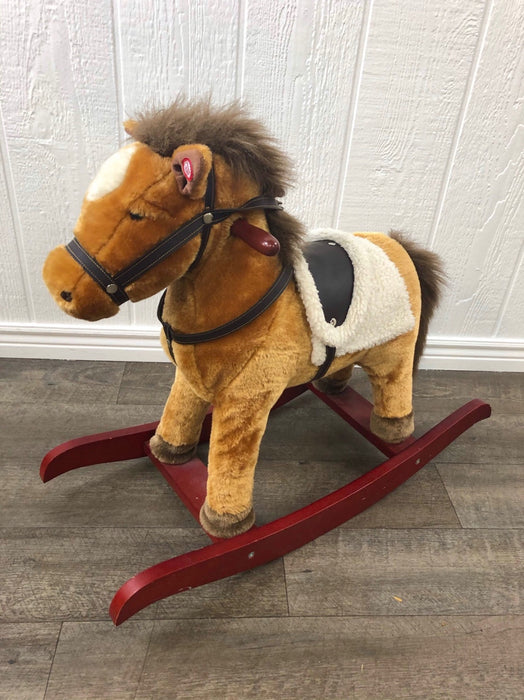 used Hugfun Plush Rocking Horse