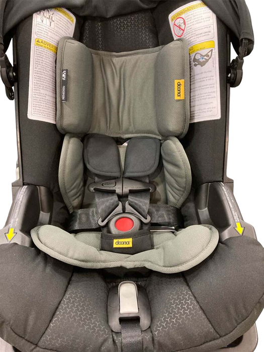 Doona Infant Car Seat & Stroller Combo, 2022, Nitro Black