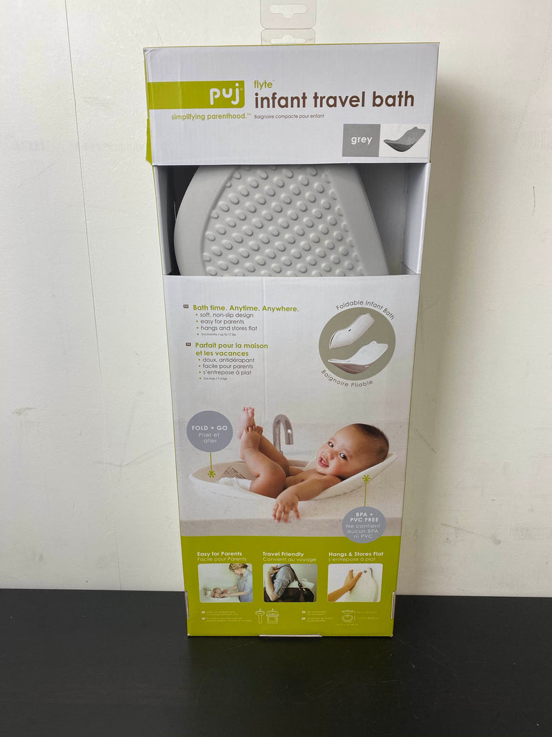Puj Flyte Travel Baby Bathtub, Grey