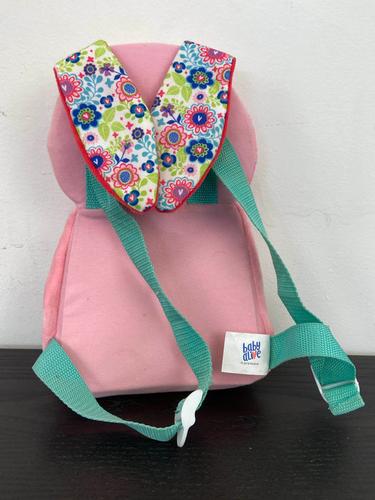 secondhand Baby Alive Bouncy Baby Carrier