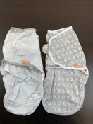 used SwaddleMe Original Swaddle Wrap With Easy Change 2pk, Small/Medium Love Ya