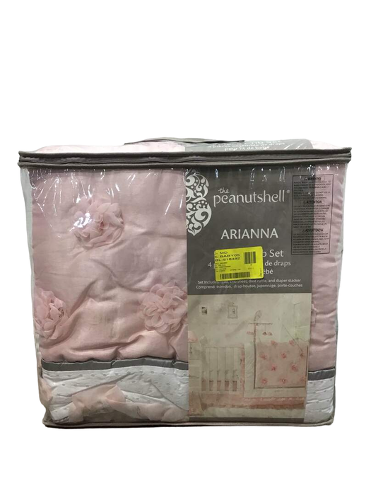 used The Peanut Shell 4-Piece Crib Bedding Set