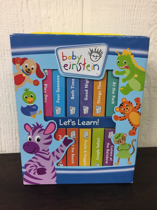 used Baby Einstein Board Book Block Set