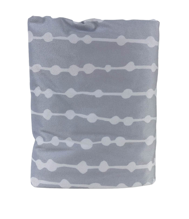 secondhand 4moms Breeze Cotton Bassinet Sheet, Grey Beads