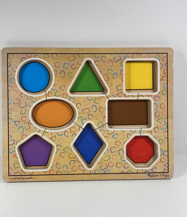 secondhand Melissa & Doug Jumbo Knob Puzzle