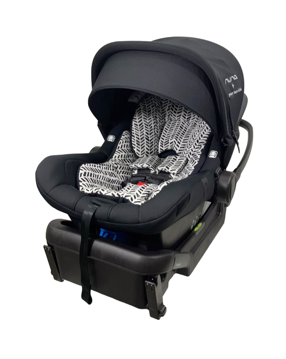 used Nuna Pipa Lite LX Infant Car Seat, Broken Arrow Caviar