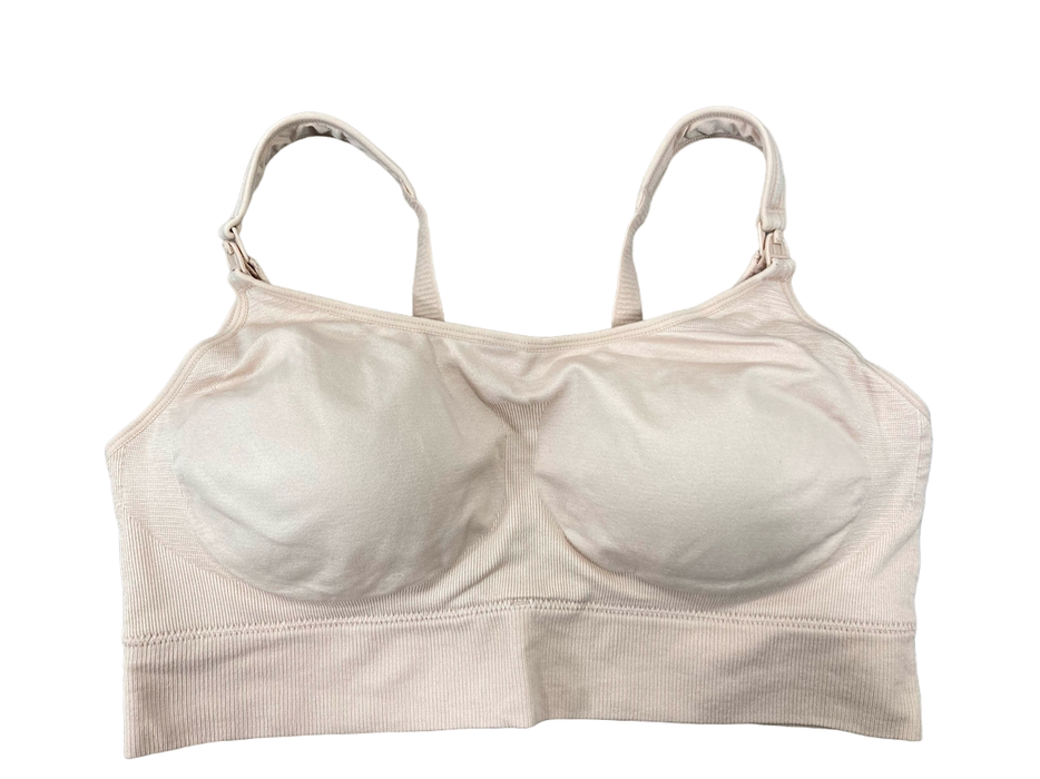 Shop Momcozy Hands-Free Nursing And Pumping Bra, 2XL, Blush at GoodBuy Gear