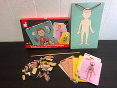 used Janod Bodymagnet, Educational Human Body Game