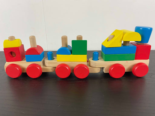 used Melissa & Doug Stacking Train Toddler Toy