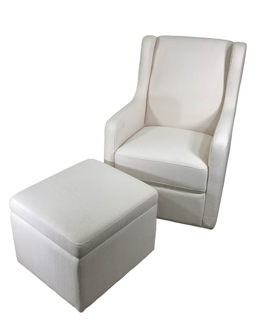 used DaVinci Carter’s By DaVinci Adrian Swivel Glider With Storage Ottoman