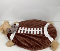 used Bearington Plush Animal Play Mat, football  Bear