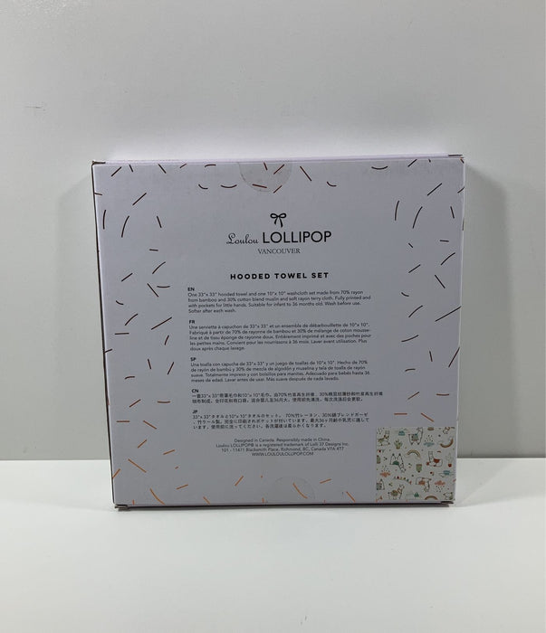 Shop LouLou Lollipop Hooded Towel Set, Llama at GoodBuy Gear