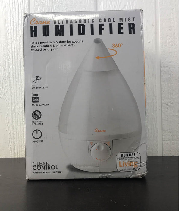 Shop Crane Ultrasonic Cool Mist Humidifier, White at GoodBuy Gear