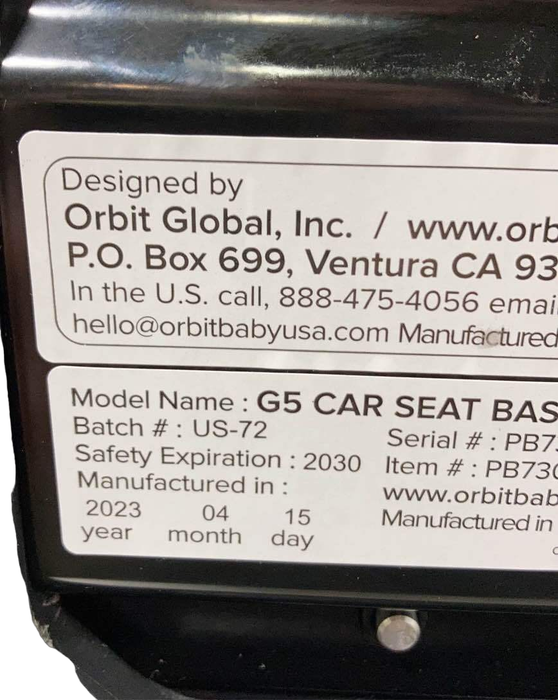 used Orbit Baby G5 Infant Car Seat, 2023, Merino Wool